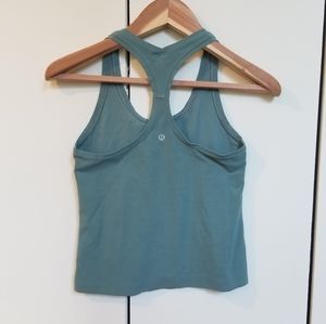 Blue Lululemon racerback top size 8